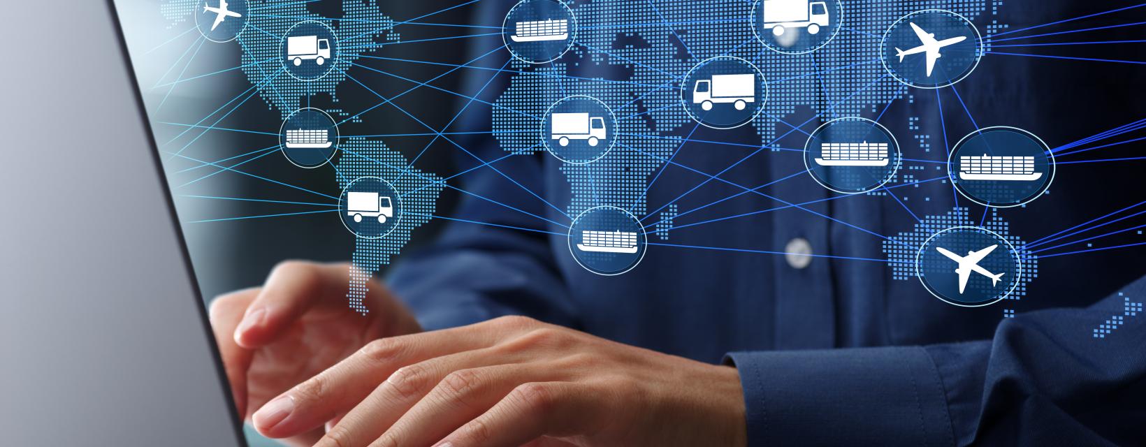 visual of supply chain management