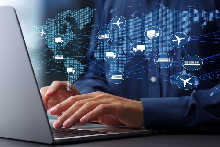 visual of supply chain management
